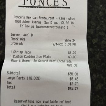 Ponce's Mexican Restaurant - Mexican Near Me - San Diego, California Ponce's Mexican Restaurant - Mexican Near Me - San Diego, California