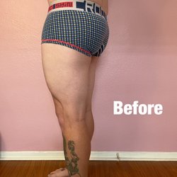 Organic Glow Bronzing - Before bronzing