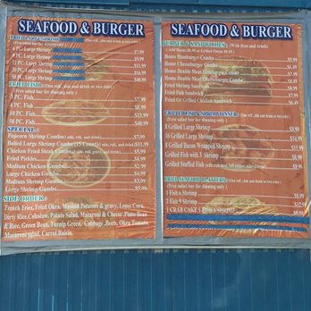 Hartz Chicken Buffet - Seafood/Burger Drive-Thru Menu at Hartz Chicken Aug 2019 - Southern Near Me - Texas City, Texas