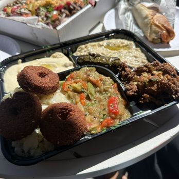 Syko - Vegetarian Platter - can choose your own dips! - Syrian Near Me - Brooklyn, New York