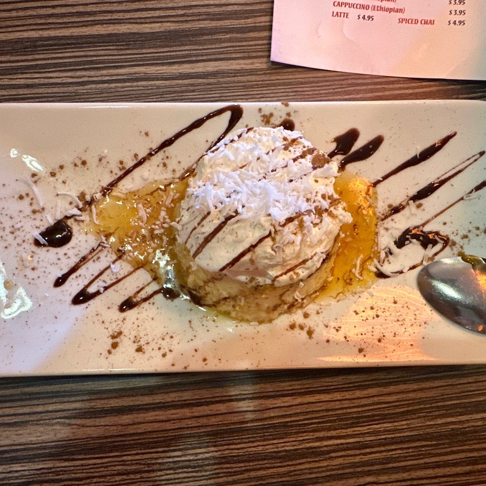 Jambo Cafe - Coconut Cardamom Flan - Caribbean Near Me - Santa Fe, New Mexico