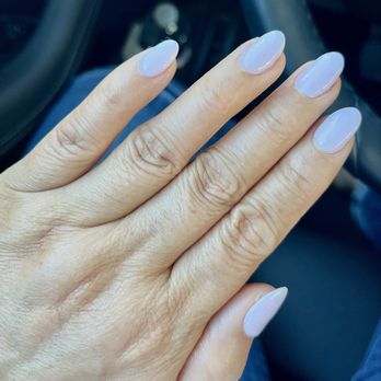 Coconut Nail Bar - Dip powder #100 (light lavender) - shape : oval/almond - Nail Salons Near Me - San Jose, California Coconut Nail Bar - Dip powder #100 (light lavender) - shape : oval/almond - Nail Salons Near Me - San Jose, California
