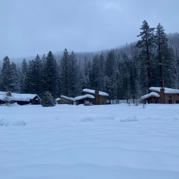 Highlands Ranch Resort - Cottages taken while out in Meadow shoeing - Resorts Near Me - Mill Creek, California