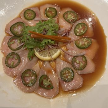 Kotobuki Restaurant - Yellowtail Jalapeno served on 9/13/25 - Japanese Near Me - Roslyn, New York Kotobuki Restaurant - Yellowtail Jalapeno served on 9/13/25 - Japanese Near Me - Roslyn, New York