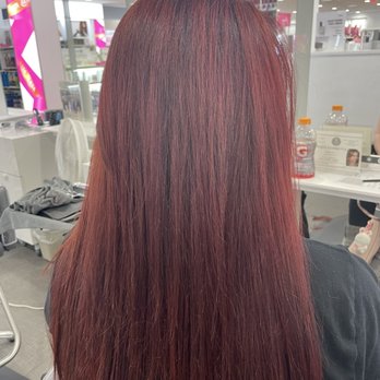 Ulta Beauty - After - red hair color and cut by Nelofar - Hair Salons Near Me - Sugar Land, Texas