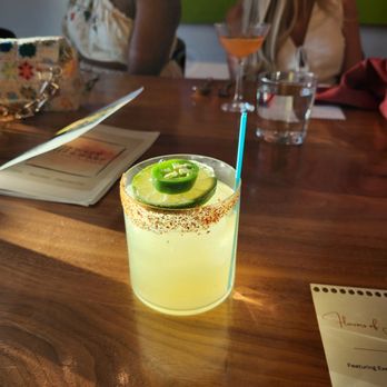 Weft & Warp Art Bar + Kitchen - Spicy marg - Breakfast & Brunch Near Me - Scottsdale, Arizona Weft & Warp Art Bar + Kitchen - Spicy marg - Breakfast & Brunch Near Me - Scottsdale, Arizona