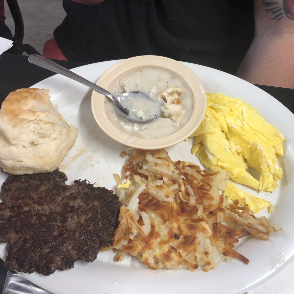Twistin' 50s Cafe - Hamburger steak biscuits gravy - Cafes Near Me - Calvert City, Kentucky Twistin' 50s Cafe - Hamburger steak biscuits gravy - Cafes Near Me - Calvert City, Kentucky