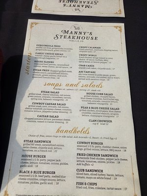 Menu photo 3 Manny's Steakhouse Vallejo, CA