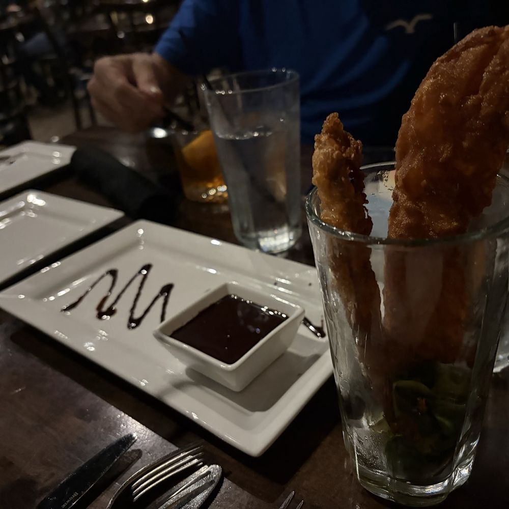 Tavern On Clark - The fried bacon and chocolate sauce was insane!!!! (insane in a good way) - American Near Me - Rockford, Illinois