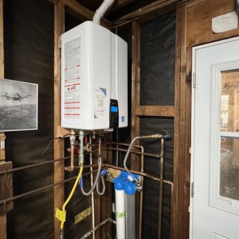 Efficient Water Heaters - After: New Navien tankless water heater - Water Heater Installation/Repair Near Me - San Jose, California Efficient Water Heaters - After: New Navien tankless water heater - Water Heater Installation/Repair Near Me - San Jose, California