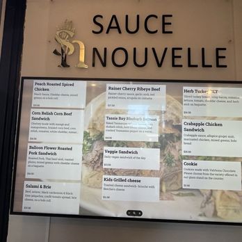 Sauce Nouvelle - Menus - Sandwiches Near Me - Bainbridge Island, Washington Sauce Nouvelle - Menus - Sandwiches Near Me - Bainbridge Island, Washington