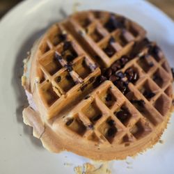 Chocolate chip waffles