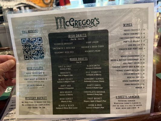 Menu photo 2 McGregor's Public House Fort Myers, FL Menu photo 2 McGregor's Public House Fort Myers, FL
