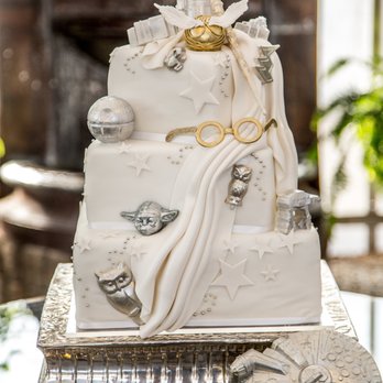 Cake by Alessandra - We wanted a "Classy Geek" wedding to show off his love of Star Wars and my love of Harry Potter while being classy - Bakeries Near Me - Lehi, Utah