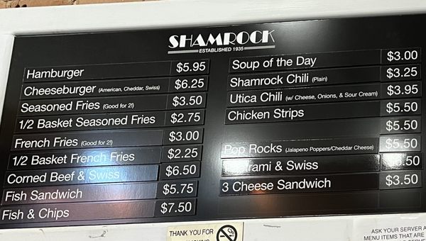 Menu photo 4 The Shamrock Pub Utica, MI Menu photo 4 The Shamrock Pub Utica, MI