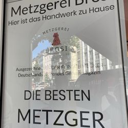 Metzgerei Brosi - Award for this butcher shop.
