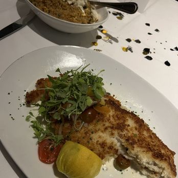 Eddie V's Prime Seafood - Crab Fried Rice and Parmesan Sole - Seafood Near Me - Plano, Texas Eddie V's Prime Seafood - Crab Fried Rice and Parmesan Sole - Seafood Near Me - Plano, Texas