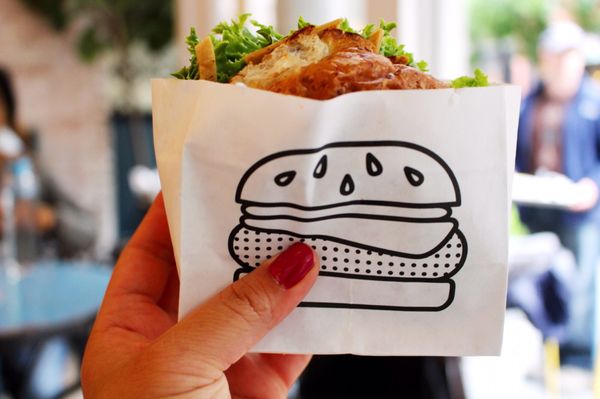 Photo of by CHLOE - New York, NY, US. Guava burger!