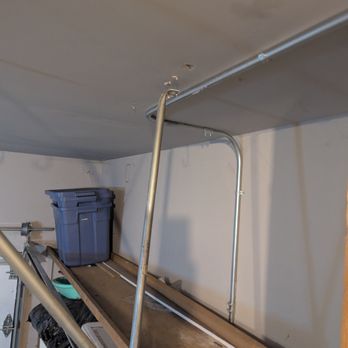 Alcatraz Garage Door - Garage door railing falling out of the ceiling, just a few months after installation. - Garage Door Services Near Me - San Jose, California