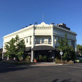SingleThread Restaurant & Inn - Outside - the building was once a post office, then a winery, and now Singlethread. - New American Near Me - Healdsburg, California