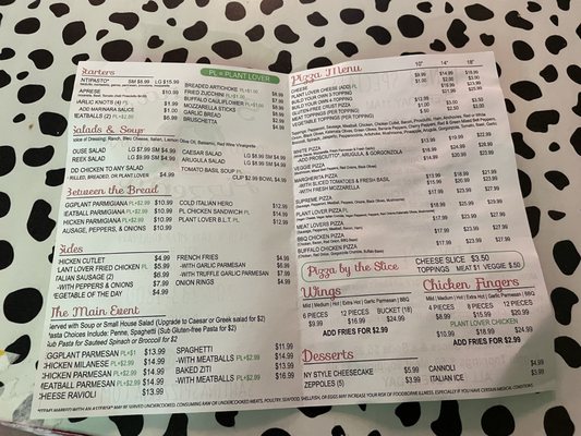 Menu photo 3 Santina’s Pizzeria Las Vegas, NV