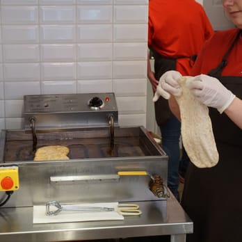 BeaverTails - Prepping Dough - Desserts Near Me - Banff, Alberta