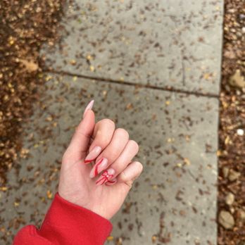 KDL Nail Lounge - My Christmas nails done by Mimi! - Nail Salons Near Me - Schertz, Texas