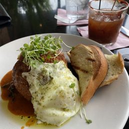 White Cheddar Grits Croquette