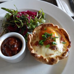 GB Espresso - Your morning bacon, eggs and tomato - all in a convenient tart! Yum