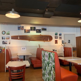 Koko Head Cafe - Socially distanced dining area, we got take out. - Breakfast & Brunch Near Me - Honolulu, Hawaii