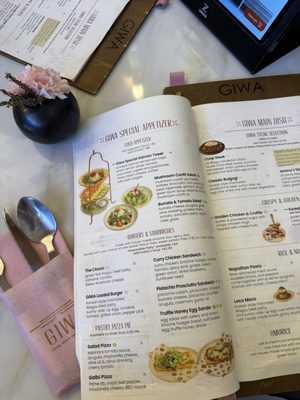 Menu photo 1 GIWA Santa Clara, CA