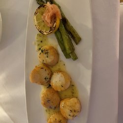 Clara's Cucina Italiana - Scallops, asparagus, lemon sauce