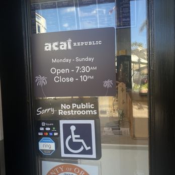 Acai Republic Laguna Beach - 11/25/2023 Hours & Food Inspection Pass - Acai Bowls Near Me - Laguna Beach, California Acai Republic Laguna Beach - 11/25/2023 Hours & Food Inspection Pass - Acai Bowls Near Me - Laguna Beach, California