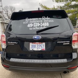 Reserve A Ride - My license plate and CONTACT information to schedule a ride reservation.