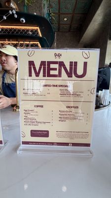Menu photo 3 Di Di Coffee Houston, TX Menu photo 3 Di Di Coffee Houston, TX