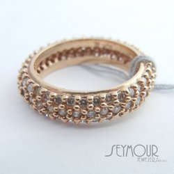 Seymour Jewelers - 14K Rose Gold, VS2/G Diamonds 2.11Ctw, Size 6, $2,500 - AVAILABLE