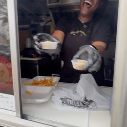 Kei's Vegan Eatz - A smile & love that a customer loves to see!! A sample of the Kei's Down & Dirty Rice (Large Order)