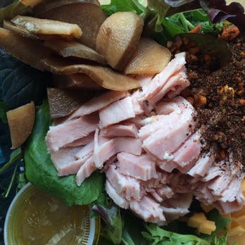 The Lucky Lunchbox - Ham and poached pear as a salad. Absolutely delish! - Sandwiches Near Me - Olympia, Washington The Lucky Lunchbox - Ham and poached pear as a salad. Absolutely delish! - Sandwiches Near Me - Olympia, Washington
