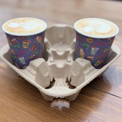Cajé Coffee - Arlington St - Caramel Lattes