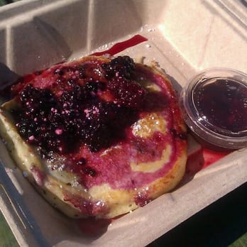 The Egg Carton - Buttermilk Marionberry Pancake - Food Stands Near Me - Portland, Oregon The Egg Carton - Buttermilk Marionberry Pancake - Food Stands Near Me - Portland, Oregon