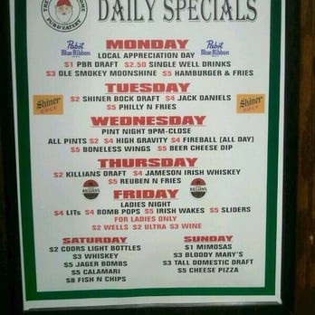 The Roaming Gnome Pub & Eatery - Specials February 2014 - Pubs Near Me - Sevierville, Tennessee The Roaming Gnome Pub & Eatery - Specials February 2014 - Pubs Near Me - Sevierville, Tennessee
