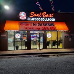 Soul Boat - Front with Grand Opening banner