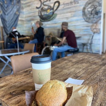 Sirens Java & Tea - The mermaid kiss latte & lemon poppyseed muffin were delightful! Also a plus: live music! - Coffee & Tea Near Me - San Pedro, California Sirens Java & Tea - The mermaid kiss latte & lemon poppyseed muffin were delightful! Also a plus: live music! - Coffee & Tea Near Me - San Pedro, California