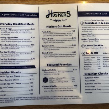 Huskers Cafe - Breakfast & Brunch Near Me - Stone Mountain, Georgia