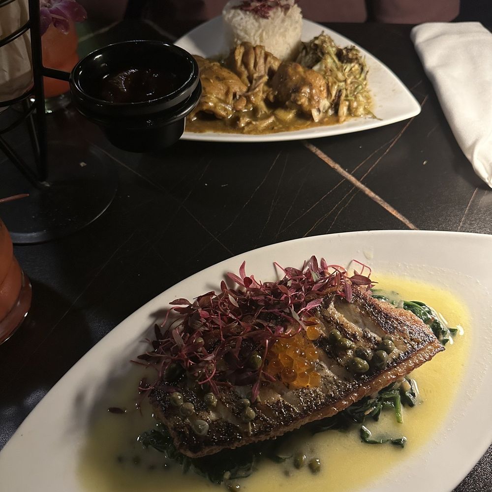 S'Aimer - Black Sea bass & Curry chicken - Lounges Near Me - New York, New York S'Aimer - Black Sea bass & Curry chicken - Lounges Near Me - New York, New York