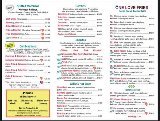 Menu photo 7 Willie's Pinchos in Orlando Orlando, FL Menu photo 7 Willie's Pinchos in Orlando Orlando, FL