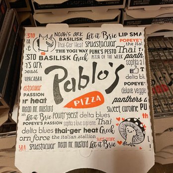 Pablo's Pizza - a person holding a pizza box - Pizza Near Me - Grand Junction, Colorado