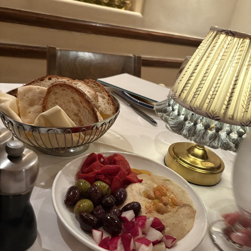 Avra 48th Street - Hummus and olives - Seafood Near Me - New York, New York