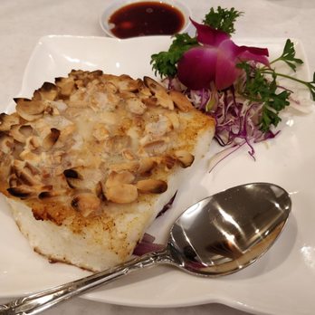 Fu Lam Mum - Baked seabass with nuts. So buttery! - Dim Sum Near Me - Mountain View, California