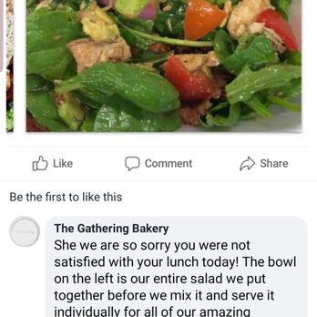 The Gathering Bakery - It's not their dang salad - Bakeries Near Me - Radcliff, Kentucky